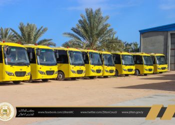 Zliten municipality takes delivery of 30 new minibuses- a further example of PPP with local government
