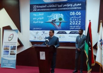 At the opening ceremony of the Renewable Energy expo – a power cut interrupts the opening speeches