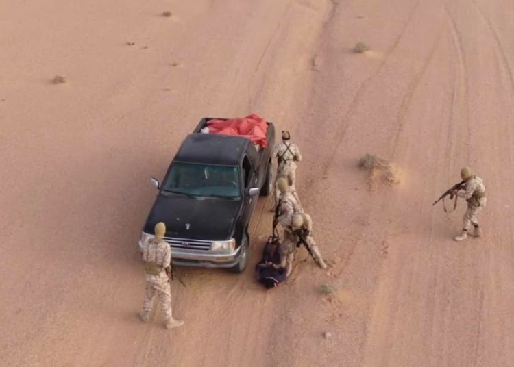 444 Brigade makes quarter of a million tablet drugs bust south of Tripoli