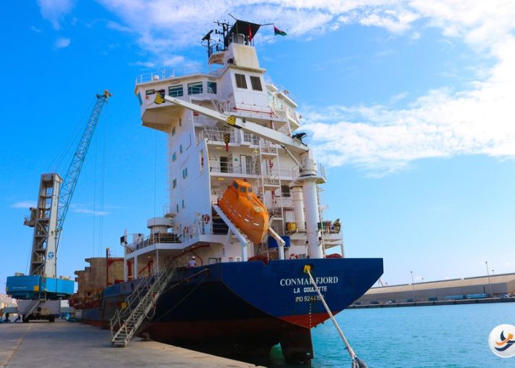 Transit trade: 232 containers transit through Misrata Free Zone port from Barcelona to Sfax