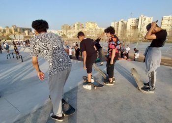 Amid fanfare and jollity, Tripoli’s first skatepark opened