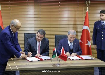 Aldabaiba signs two military agreements with Turkey
