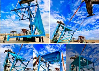 Khoms port receives new Libyan-made handling equipment