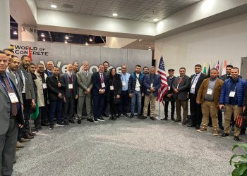 40-member Tripoli Chamber delegation returns from World of Concrete expo in Las Vegas, USA