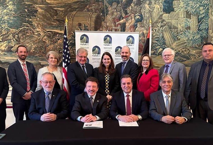 Tripoli Chamber of Commerce signs a MoU with National US-Arab Chamber of Commerce (NUSACC) during US visit