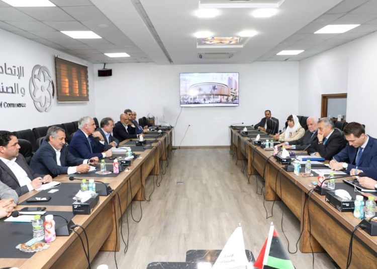 Libyan Union of Chambers of Commerce meets Libya-Italian Chamber and Italian Ambassador