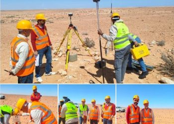 Survey work overseen by Total Energies on 500 MW solar project at Sadada