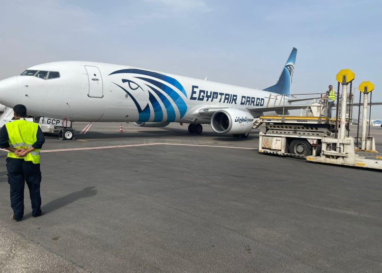 After 8 year hiatus, Egypt Air cargo flight arrives at Tripoli’s Mitiga airport