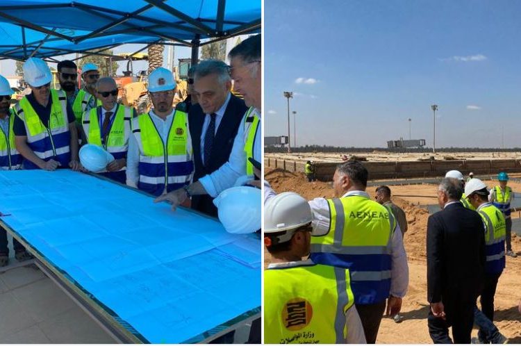 Tripoli International Airport Expected To Be Completed In 2024 Italian   Italian Ambo Visits AENEAS TIA Site 130523 750x498 