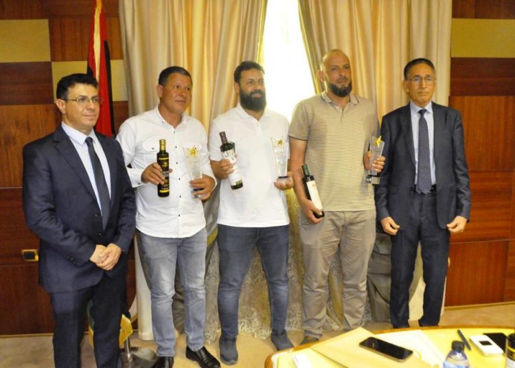 Libyan winners of Japanese and Norwegian international olive oil competitions honoured