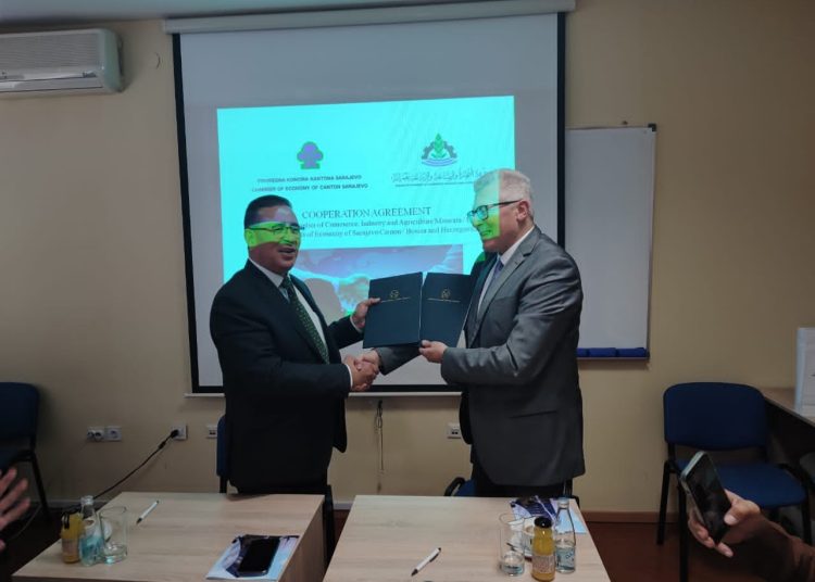 In Sarajevo, Misrata Chamber signs agreement with Sarajevo Chamber of Commerce