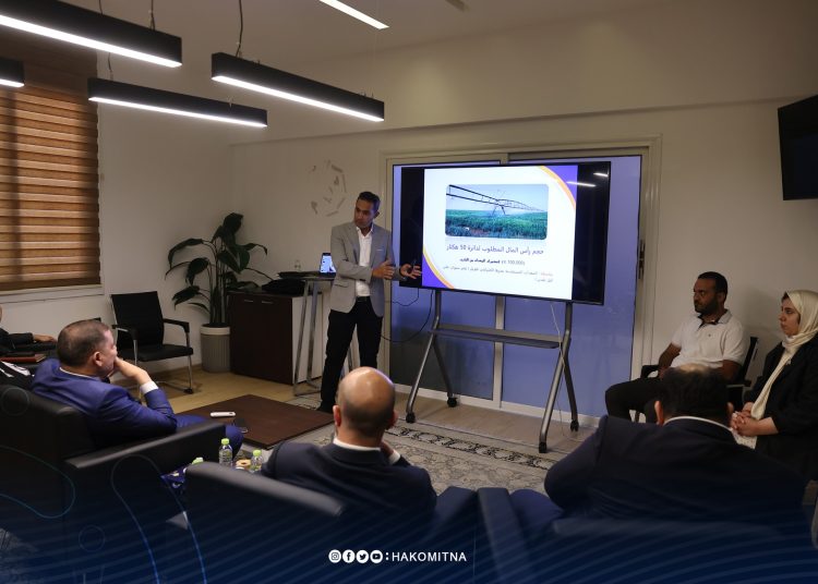 Aldabaiba supports private sector centre-pivot irrigation project – to support youth, SMEs, food security and renewables