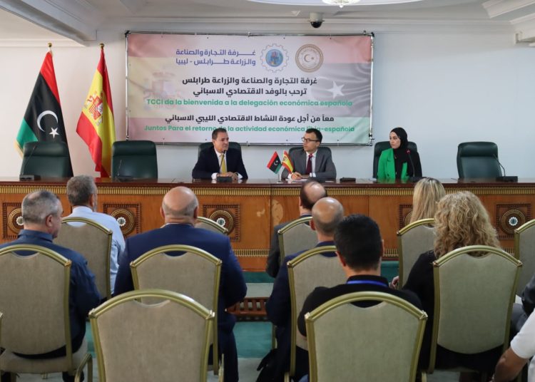 Tripoli Chamber of Commerce hosts Spanish business delegation
