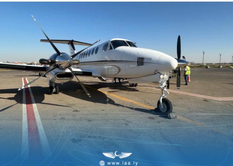 Libyan Air Ambulance’s King Air B350 returns from maintenance in Turkey
