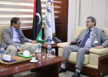 Minister of Oil and Gas Aoun discusses with Russian Ambassador Aganin activation of Libyan-Russian Ministerial Committee
