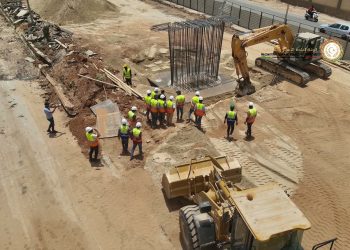 Construction of Benghazi’s five new bridges progressing at a fast pace