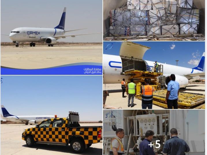 After a 5-year stoppage, Tobruk airport receives first cargo flight from UAE