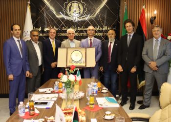 Tripoli Chamber of Commerce discusses with Italian ambassador Alberini promotion of private sector trade relations