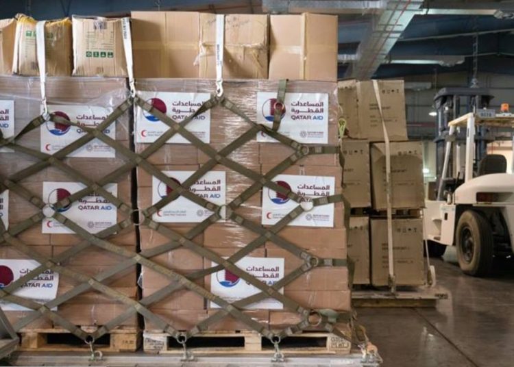 Qatar delivers 267 tons of humanitarian aid to Libya’s Storm Daniel hit areas in eight flights