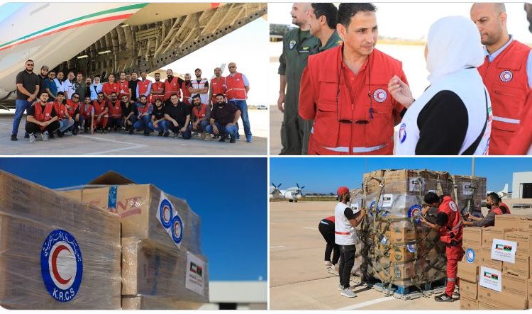 23 flights of international aid from 12 states arrive in Libya within 24 hours – government asks UN to coordinate effort