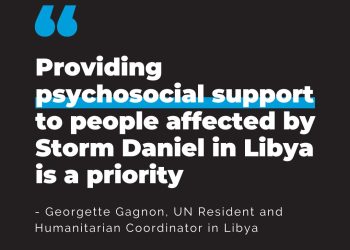 Providing psychosocial support to the thousands affected by Storm Daniel is a priority: UN