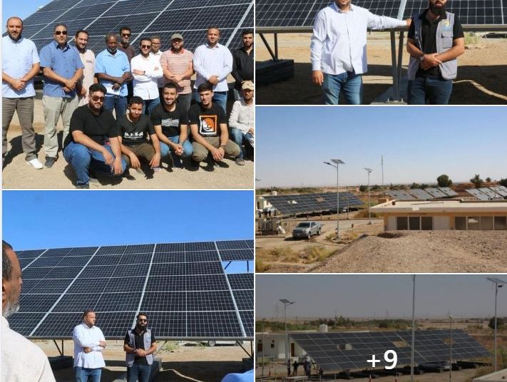 UNDP installs solar power for Jufra municipality to operate water wells