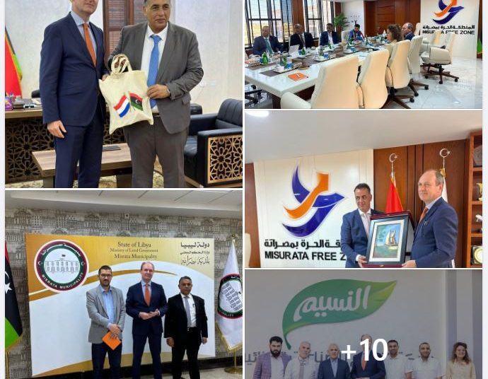 Dutch Embassy team visits Misrata, gains ideas for future cooperation