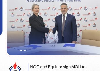 NOC signs MoU with Norwegian Equinor to evaluate maritime oil and gas potential and train Libyan youth
