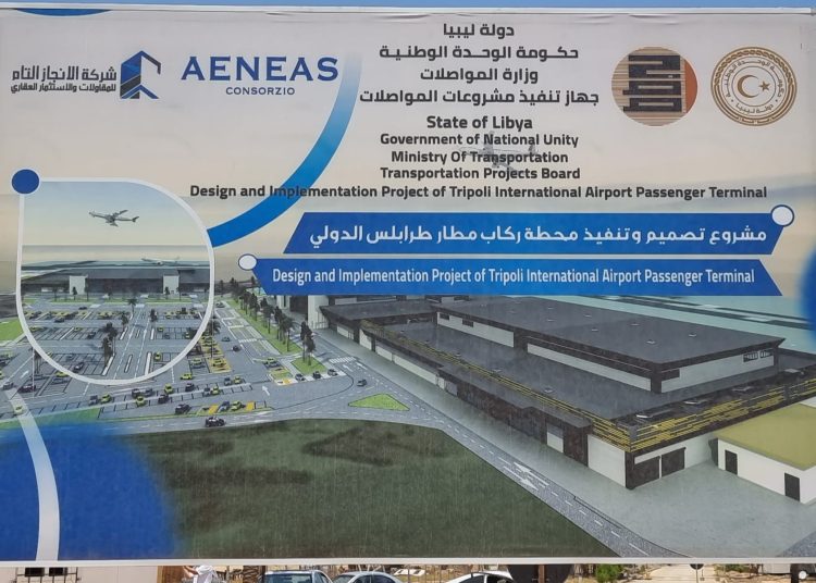 Minister of Transport meets Italian Ambassador – AENEAS passenger terminal implementation at Tripoli International Airport discussed