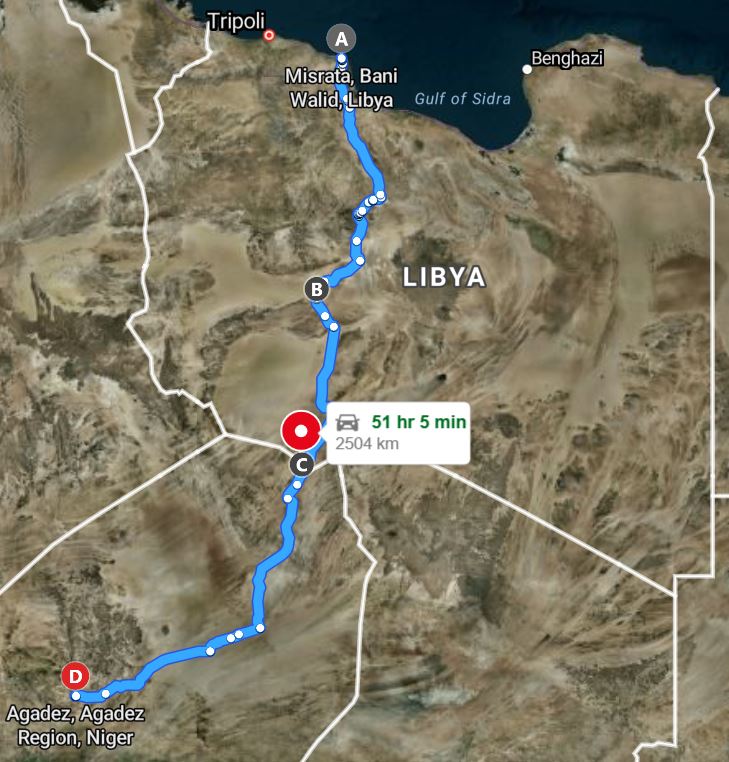 Libya-Niger Transit Trade Road report says US$ 3.2 bn project has numerous national and international benefits