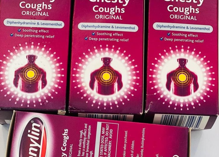 Food and Drug Control Centre rejects British Benylin cough syrup shipment for lack of registration