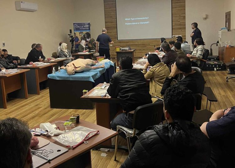 Britain’s David Nott Foundation delivering free training to Libyan doctors