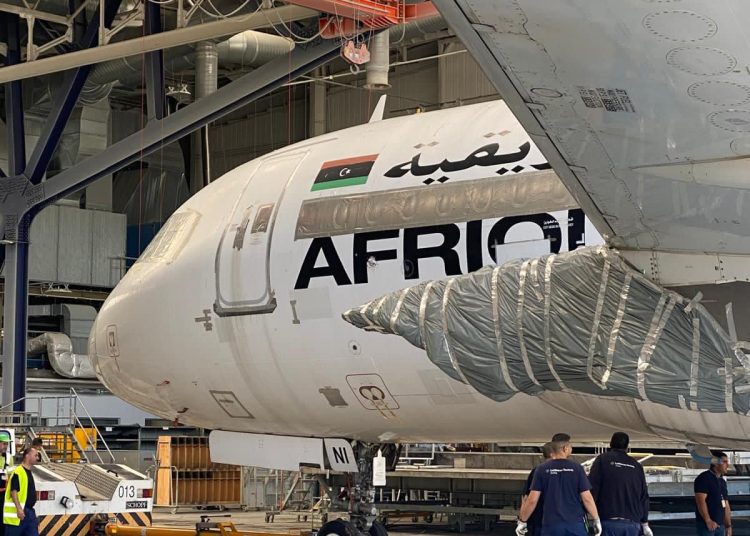 Afriqiyah Airlines plane stranded in Sofia airport resumes maintenance after 8-year hiatus