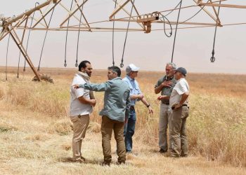 Consortium of American agricultural companies visit Libyan pivot irrigation project in east