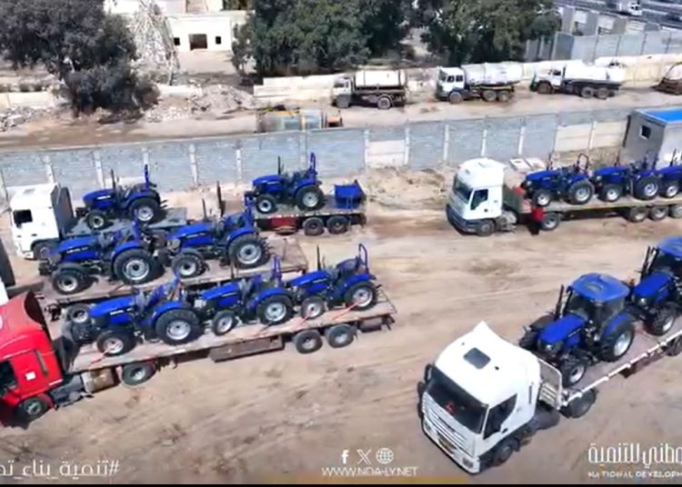 Huge convoy of Chinese and Saudi agricultural equipment arrives in Sirte – not made in the USA