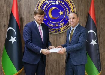 The new Spanish Ambassador to Libya, Javier Soria, presents his credentials in Tripoli