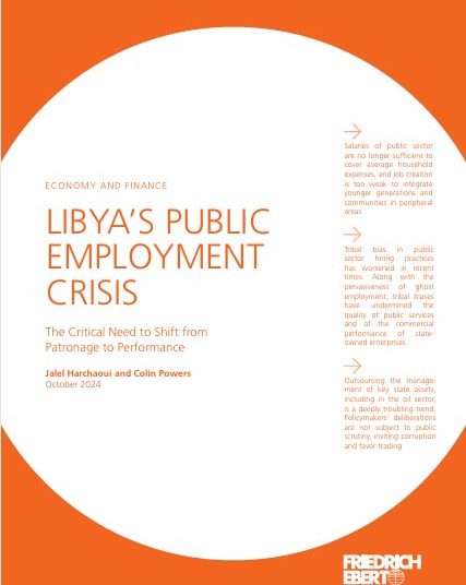 Libya’s public employment is in crisis and is failing to deliver to the public