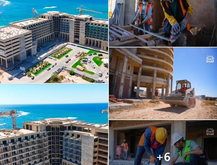 Work on the five-star Al-Andalus Hotel continuing