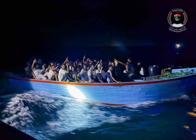 Zuwara Naval Operations Force carries out two interceptions of migrant boats within 4 hours