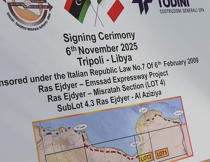 Implementation of Italian financed Emsaid – Ras Ajdir highway project finally launched