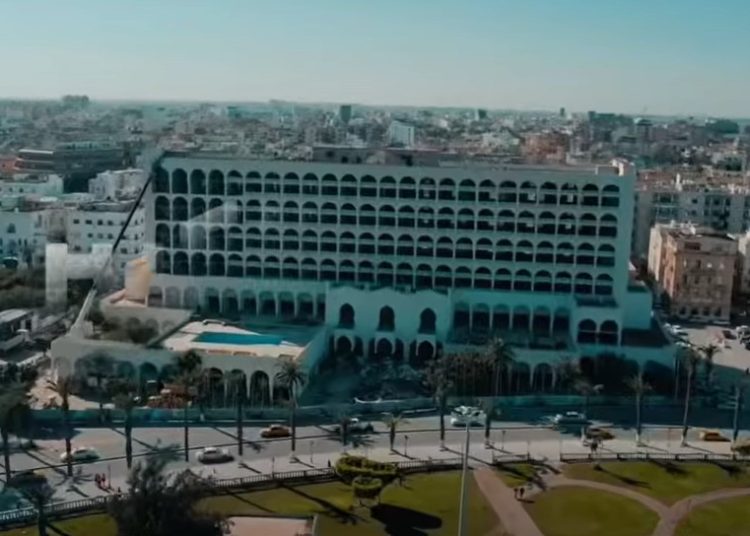 The much-delayed refurbishment of Tripoli’s historic Grand Hotel commenced by ODAC
