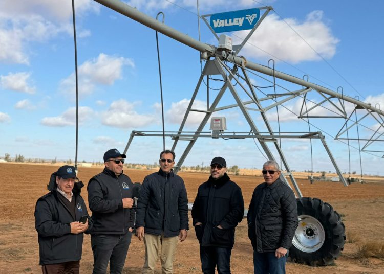One-million olive tree project in Tarhuna launched – first project in North Africa to grow olive trees using linear pivot irrigation systems